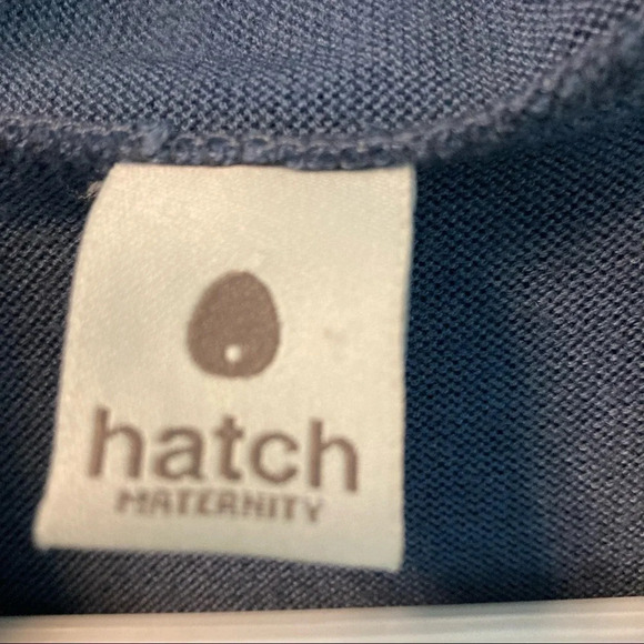 HATCH MATERNITY  Sz L Cardigan w/ Bow Closure Peplum Hem - Picture 3 of 7